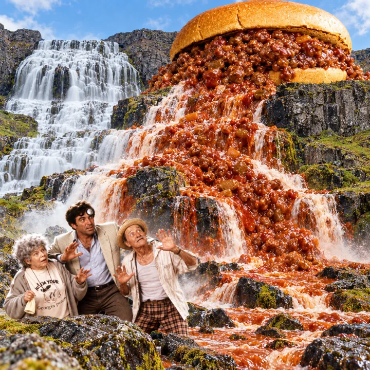 Sloppy joe finished collage