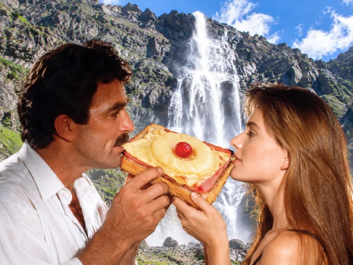 Toast Hawaii finished collage