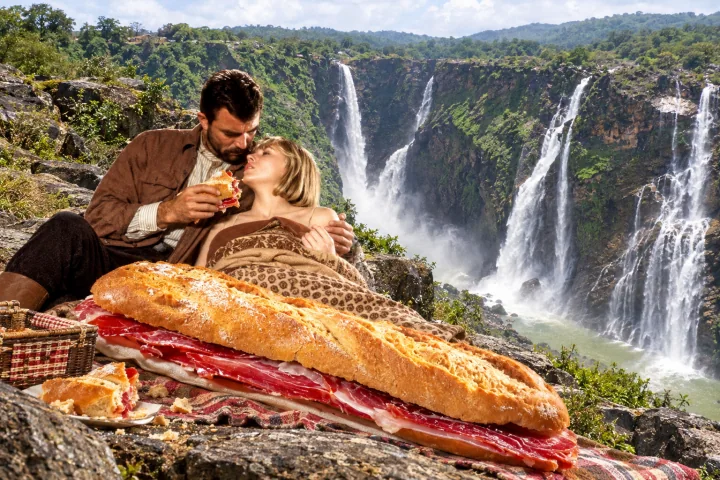 Bocadillo de jamon finished collage