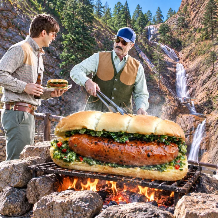 Choripan finished collage