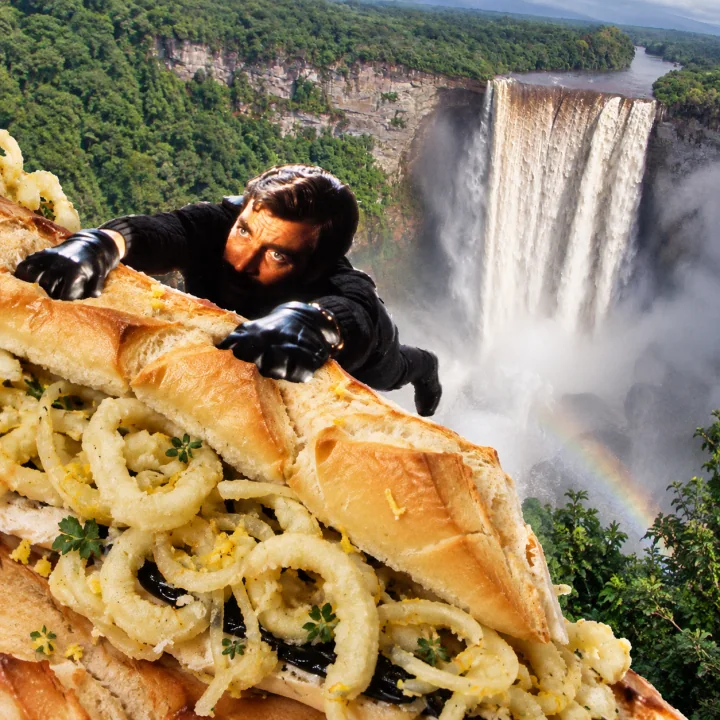 Bocadillo de calamares finished collage