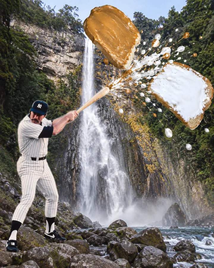 Fluffernutter finished collage