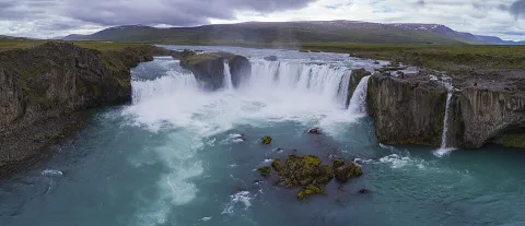 Waterfall photograph for Grilled cheese