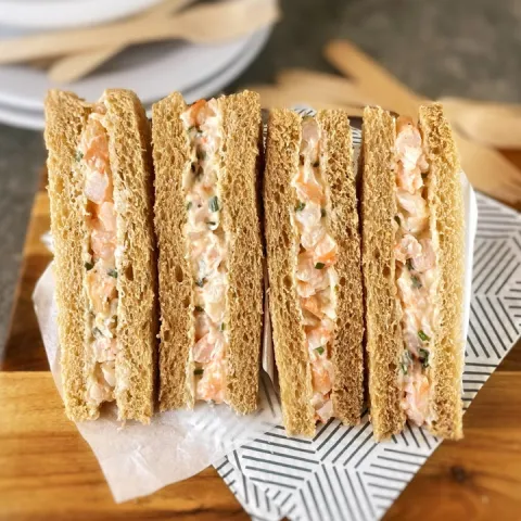 Sandwich photograph for Prawn mayonnaise sandwich