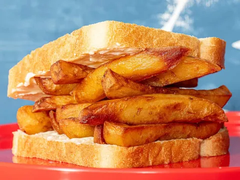 Sandwich photograph for Chip butty