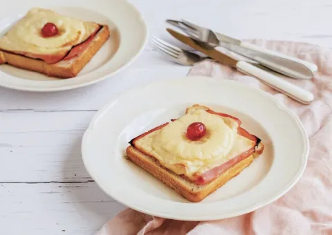 Sandwich photograph for Toast Hawaii