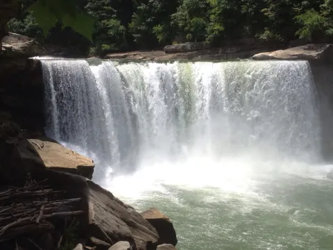 Waterfall photograph for Fried oyster po boy