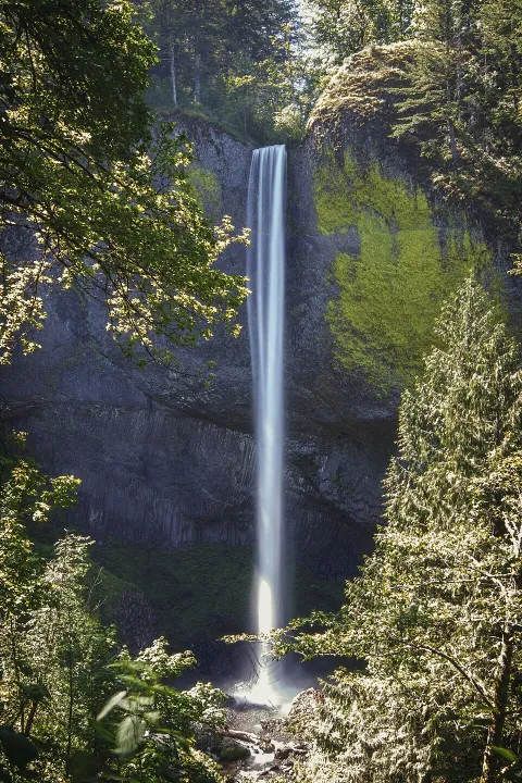 Waterfall photograph for Monte Cristo sandwich
