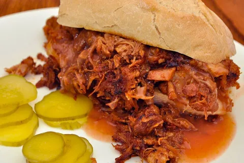 Sandwich photograph for Pulled pork sandwich
