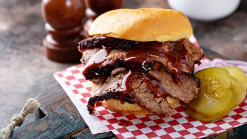 Sandwich photograph for Beef brisket sandwich