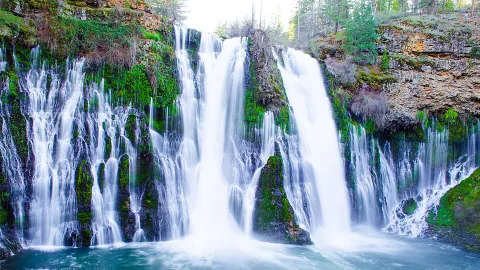 Waterfall photograph for Cuban sandwich