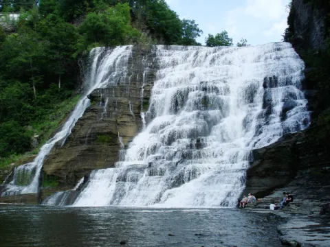 Waterfall photograph for Reuben