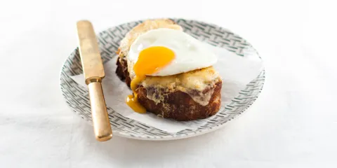 Sandwich photograph for Croque madame