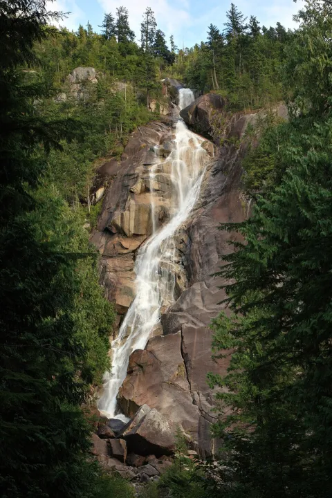Waterfall photograph for Croque madame