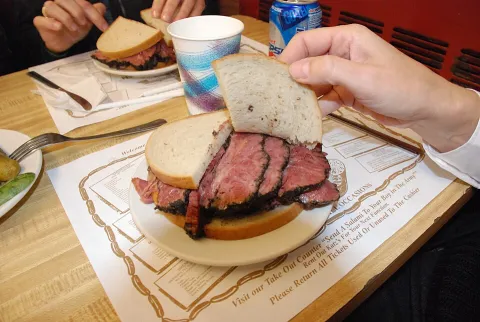 Sandwich photograph for Pastrami on rye