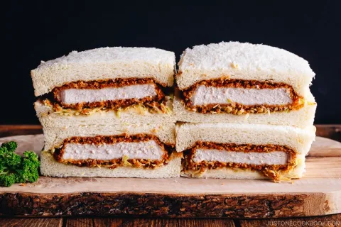 Sandwich photograph for Katsu sando
