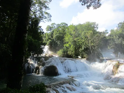 Waterfall photograph for Tamago sando