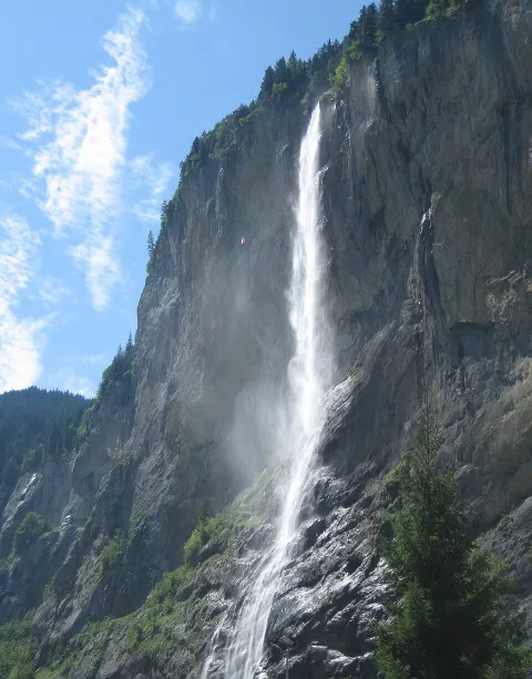 Waterfall photograph for Grilled halloumi sandwich