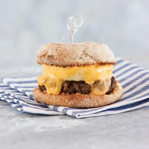 Sandwich photograph for Sausage egg English muffin