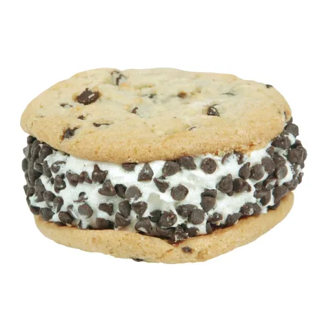 Sandwich photograph for Chocolate chip cookie ice cream sandwich