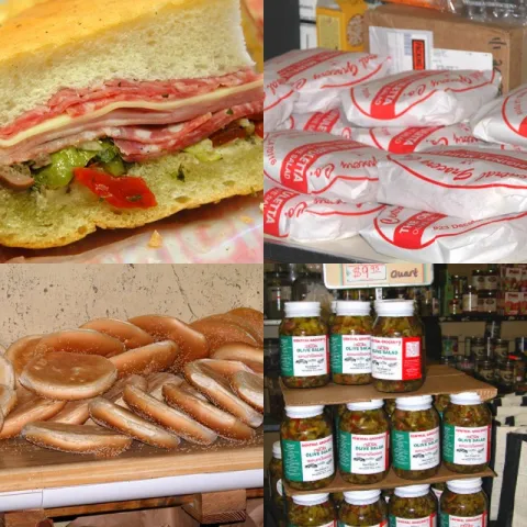 Sandwich photograph for Muffuletta